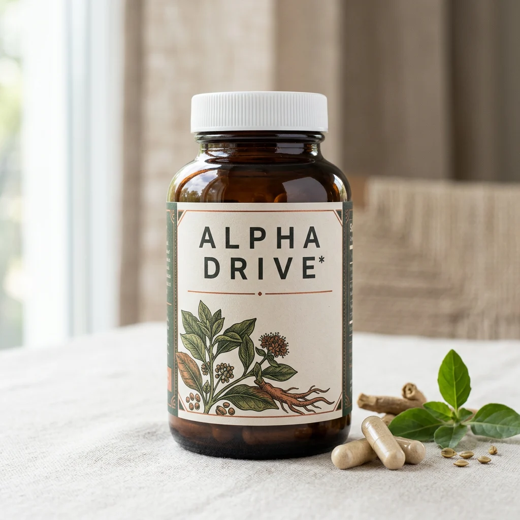 Alpha Drive voedingssupplement fles - prostaatgezondheid mannen boven 50